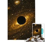 Puzzle da 1000 pezzi per adolescenti buco nero nella galassia Puzzle per adulti rompicapo schema di assemblaggio per allenare la mente (dimensioni 38x26cm)