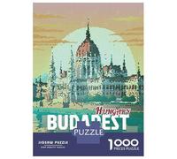 Puzzle Da 1000 Pezzi Per Adolescenti Budapest Hungary Mosaic Travel Puzzle Per Adulti Giocattolo Decorazione Da Parete Per Divertimento in Famiglia Gioco Stimolante Regali 70x50cm/1000pcs