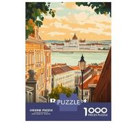 Puzzle Da 1000 Pezzi Per Adolescenti Budapest, Hungary Travel Puzzle Per Adolescenti Gioco Pratico Decorazione Perfetta Per È Ideale Come Regalo 38x26cm/1000pcs
