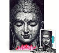 Puzzle da 1000 pezzi per adolescenti,Buddha,Zen,Yoga,Studio d'arte,Bordo preciso,Allenamento mentale,Gioco divertente e tranquillo,Regalo di compleanno (50x75cm)