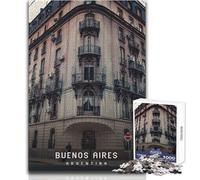 Puzzle da 1000 pezzi per adolescenti Buenos Aires Bellissimo gioco di design Sfida difficile Regalo per compleanni Dimensioni 50x75cm
