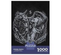 Puzzle Da 1000 Pezzi Per Adolescenti Bull Vs Bear Stock Market - Forex, Day Trader, Trading Puzzle Per Adulti Gioco Pratico Migliora La Memoria Regalo Di Compleanno, Regali, 70x50cm/1000pcs