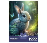 Puzzle Da 1000 Pezzi Per Adolescenti Bunny at The Forest Puzzle Per Adulti Giochi Divertenti Regali Per Donne Regali Unici Di Compleanno E Natale 70x50cm/1000pcs