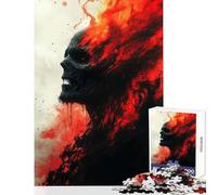 Puzzle da 1000 pezzi per adolescenti Burning Darkness giocattolo educativo ottimi regali e giocattoli gioco rompicapo allena il tuo cervello e le tue mani dimensioni 50x75cm