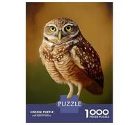 Puzzle Da 1000 Pezzi Per Adolescenti Burrowing Owl Puzzle Per Adulti Giochi Divertenti Sfida Difficile Gioco Impegnativo Regali 38x26cm/1000pcs