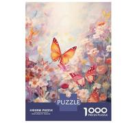 Puzzle Da 1000 Pezzi Per Adolescenti Butterflies in Bloom Puzzle Per Adolescenti, Rompicapo, Gioco Di Modelli, Assemblaggio, Unici, Compleanno E Regali 38x26cm/1000pcs