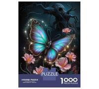 Puzzle Da 1000 Pezzi Per Adolescenti Butterfly And Flowers Puzzle Per Adulti Giochi Divertenti Migliorano La Memoria Aiutano Ad Allenare Il Cervello 70x50cm/1000pcs
