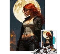 Puzzle da 1000 pezzi per adolescenti Cacciatrice Notturna ideale per compleanni e Natale Un gioco divertente e umoristico adatto a ragazzi dai 14 anni in su 38x26cm