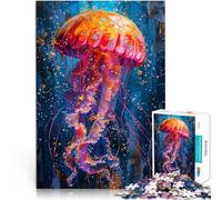 Puzzle da 1000 pezzi per adolescenti Calamaro nella vernice Giocattolo educativo per l'apprendimento Regali di Babbo Natale segreto 50x70cm