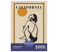 Puzzle Da 1000 Pezzi Per Adolescenti California Dreaming Huntington Beach Art Print Puzzle Per Adolescenti Giochi Rilassanti Corsa Di Velocità Manuale Aiuta Ad Allenare Il Cervello 52x38cm/1000pcs