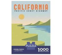 Puzzle Da 1000 Pezzi Per Adolescenti California Pacific Coast Puzzle Per Adulti Giochi Rilassanti Corsa Di Velocità Manuale Regali Di Natale E Compleanno 38x26cm/1000pcs
