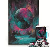 Puzzle da 1000 pezzi per adolescenti Camera con sfera al neon gioco divertente allena la mente e la mano migliora l'amore tra le coppie 38x52cm