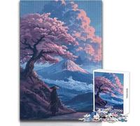 Puzzle da 1000 pezzi per adolescenti "Camminare in solitudine" Giappone Bellissimo gioco di design Regalo di compleanno Opera d'arte Dimensioni 38x26cm