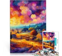 Puzzle da 1000 pezzi per adolescenti Campagna stravagante Gioco intellettuale giocattolo con pezzi completamente interconnessi di forma casuale 75x50cm