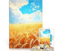 Puzzle da 1000 pezzi per adolescenti Campo di grano per il giocattolo di sfida del gioco educativo Migliorare l'amore tra le coppie 52x38cm