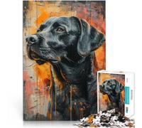 Puzzle da 1000 pezzi per adolescenti Cane carino colorato giochi divertenti per famiglie Decorazione murale Regali unici per compleanno e Natale 38x26cm