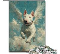 Puzzle da 1000 pezzi per adolescenti Cane con le ali, giocattoli educativi ideali come regalo per tutta la famiglia dai 14 anni in su (dimensioni 26x38cm)