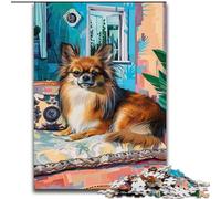 Puzzle da 1000 pezzi per adolescenti, cane della foresta pluviale, gioco educativo e sfida, giocattolo per migliorare la memoria per bambini dai 14 anni (dimensioni 26x38cm)
