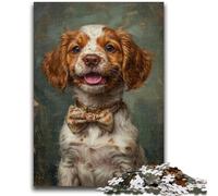Puzzle da 1000 pezzi per adolescenti Cane felice Antistress Sfida difficile Ogni pezzo è unico - Gioco divertente e stimolante per tutta la famiglia 38x26cm