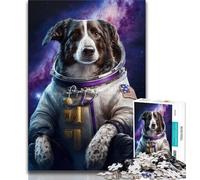 Puzzle da 1000 pezzi per adolescenti Cane nello spazio 1000 pezzi per adolescenti regali di Babbo Natale segreto per età 14 anni in su 75x50cm