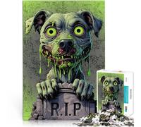 Puzzle da 1000 pezzi per adolescenti Cane zombi Antistress Vacanza in patria Uccidere il tempo è ideale come regalo per tutta la famiglia 52x38cm
