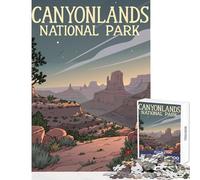 Puzzle da 1000 pezzi per adolescenti Canyonlands National Park giocattolo decorazione da parete regalo per compleanni gioco per famiglie allena il cervello e le mani dimensioni 38x52cm