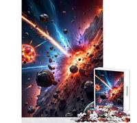 Puzzle da 1000 pezzi per adolescenti Caos nello spazio Giocattolo Decorazione da parete Regali per donne e uomini Gioco pratico Difficile da completare Dimensioni 38x26cm