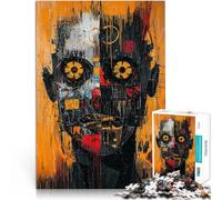 Puzzle da 1000 pezzi per adolescenti Caos urbano per il giocattolo di sfida del gioco educativo Gioco educativo per compleanno e Natale 52x38cm