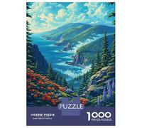 Puzzle Da 1000 Pezzi Per Adolescenti Cape Breton Highlands National Park Puzzle Per Adulti Giochi Rilassanti Corsa Di Velocità Manuale Regali Di Natale E Compleanno 38x26cm/1000pcs