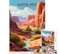 Puzzle da 1000 pezzi per adolescenti Capitol Reef National Park Decorazione per la casa Giocattoli Regali di compleanno Gioco impossibile per compleanno Natale Dimensioni 50x75cm