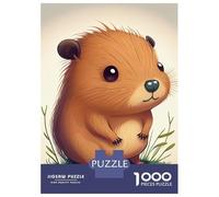 Puzzle Da 1000 Pezzi Per Adolescenti Capybara Animal Cute Puzzle Per Adulti Giochi Rilassanti Assemblaggio Di Modelli Ottimo Regalo Per I Giocatori 52x38cm/1000pcs
