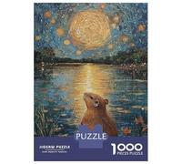 Puzzle Da 1000 Pezzi Per Adolescenti Capybara Under Starry Sky Puzzle Per Adolescenti Giocattoli Antistress Regalo Di Compleanno, Natale 70x50cm/1000pcs