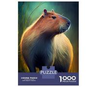 Puzzle Da 1000 Pezzi Per Adolescenti Capybara Water Animal Puzzle Per Adulti Giochi Rilassanti Assemblaggio Di Modelli Ottimo Regalo Per I Giocatori 38x26cm/1000pcs