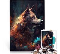 Puzzle da 1000 pezzi per adolescenti Caro cane Alaskan Malamute Per il divertimento in famiglia Regalo di compleanno, regali, arte murale 52x38cm