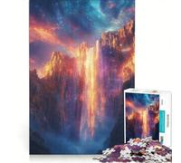 Puzzle da 1000 pezzi per adolescenti, Cascata Cosmica, Gioco Divertente, Allena la Mente e la Mano, Migliora l'Amore tra le Coppie 50x75cm