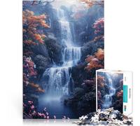 Puzzle da 1000 pezzi per adolescenti Cascata di fantasia Difficile da completare ma divertente e umoristico Ottimo regalo per i giochi 52x38cm