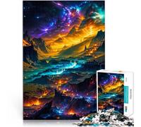 Puzzle da 1000 pezzi per adolescenti Castello Oscuro Antistress Vacanza in patria Uccidere il tempo Migliorare l'amore tra le coppie 38x26cm