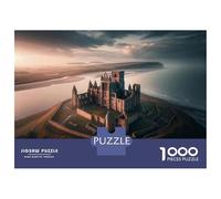 Puzzle Da 1000 Pezzi Per Adolescenti Castle Ruins on The Beach Puzzle Antistress Ma Divertente E Spiritoso Regali Unici Per Compleanno E Natale 52x38cm/1000pcs