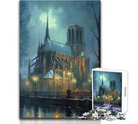Puzzle da 1000 pezzi per adolescenti Cattedrale di Chartres Parigi Bellissimo gioco di design Migliora la memoria Regalo di compleanno Dimensioni 50x75cm