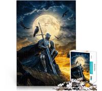 Puzzle da 1000 pezzi per adolescenti cavaliere Antistress Vacanza in patria Uccidere il tempo Lista dei desideri con Babbo Natale 52x38cm