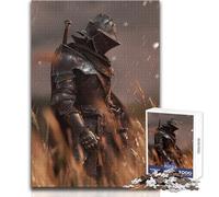 Puzzle da 1000 pezzi per adolescenti Cavaliere corazzato in campo Giocattolo Gioco intellettuale Migliora la memoria Regalo di compleanno Dimensioni 50x75cm