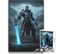 Puzzle da 1000 pezzi per adolescenti Cavaliere elettrico con spada Perfetto per serate rilassanti Taglio di precisione Dimensioni giocattolo 50x75cm