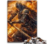 Puzzle da 1000 pezzi per adolescenti Cavaliere in fiamme, per 14+ gioco impegnativo come regalo per tutta la famiglia e gli amici 50X75CM