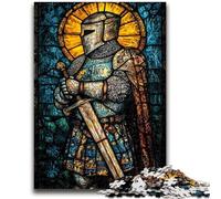 Puzzle da 1000 pezzi per adolescenti, cavalieri medievali, puzzle per adolescenti, regalo divertente e attività per la casa, giocattolo per i giorni di pioggia (50x75cm)