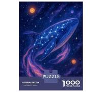 Puzzle Da 1000 Pezzi Per Adolescenti Celestial Whale Constellation in Space Puzzle Per Adulti Giochi Rilassanti Ma Divertenti E Umoristici È Ideale Come Regalo 70x50cm/1000pcs