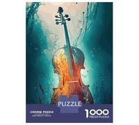 Puzzle Da 1000 Pezzi Per Adolescenti Cello Music Ocean Puzzle Per Adolescenti Giocattoli Fai Da Te Corsa Di Velocità Manuale Regali Unici Per Compleanno E Natale 70x50cm/1000pcs