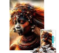 Puzzle da 1000 pezzi per adolescenti cerimonia per giovani adulti africani puzzle rilassante regali per donne regali unici per compleanno e Natale (dimensioni 50x75cm)