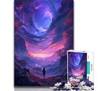 Puzzle da 1000 pezzi per adolescenti che camminano su un mondo fantastico, per adulti, gioco stimolante, ideale come regalo per tutta la famiglia, 50x75cm