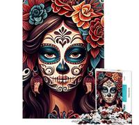 Puzzle da 1000 pezzi per adolescenti che celebra la vita e la morte puzzle per adulti giocattolo fai-da-te un'opera d'arte compleanno e Natale (dimensioni 38x52cm)