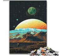 Puzzle da 1000 pezzi per adolescenti che esplorano il cosmo, adatto dai 14 anni in su, ideale come regalo per tutta la famiglia (dimensioni 26x38cm)